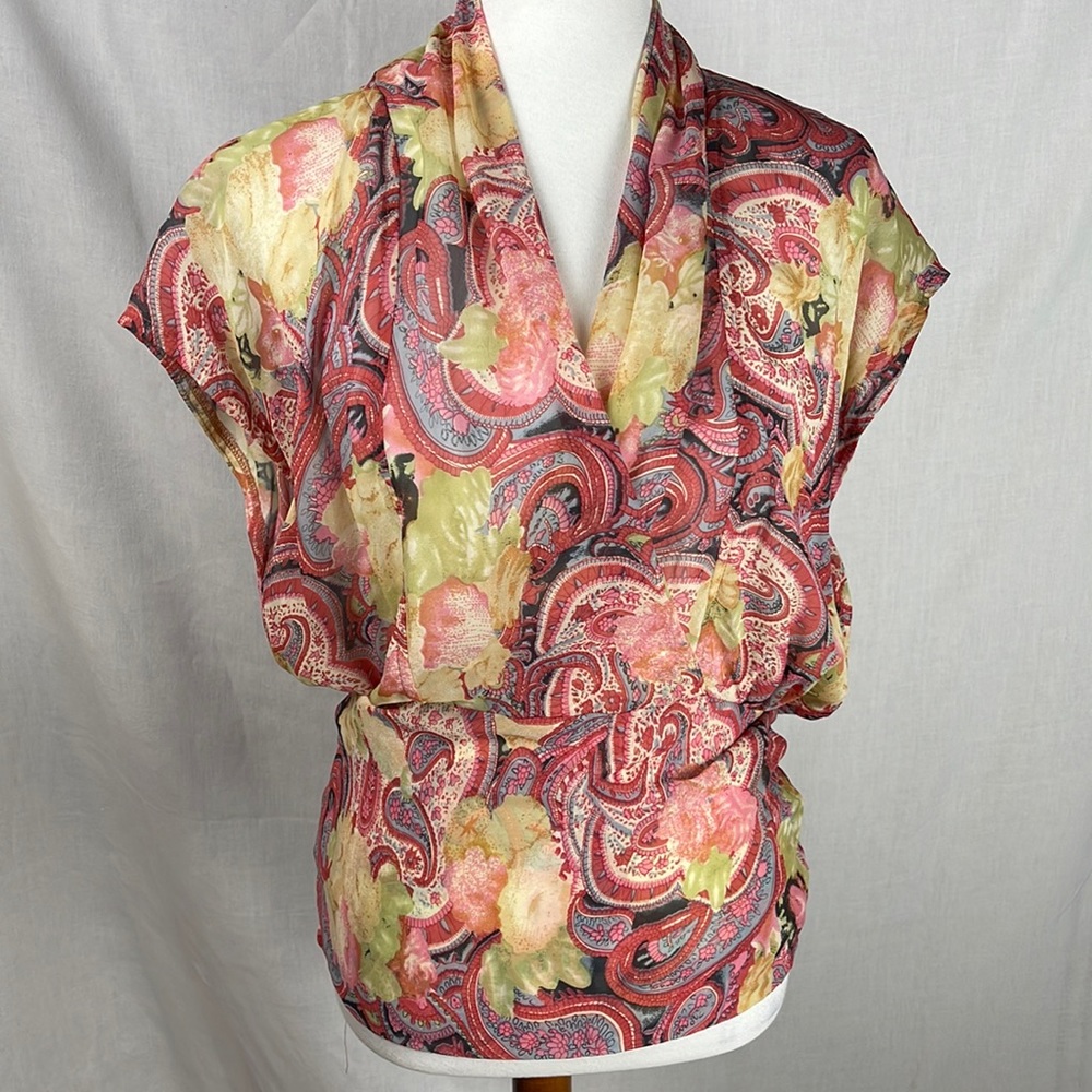 Hannah. M silk blouse